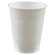 Čaša pvc Prefera bela  0.2l 1/100